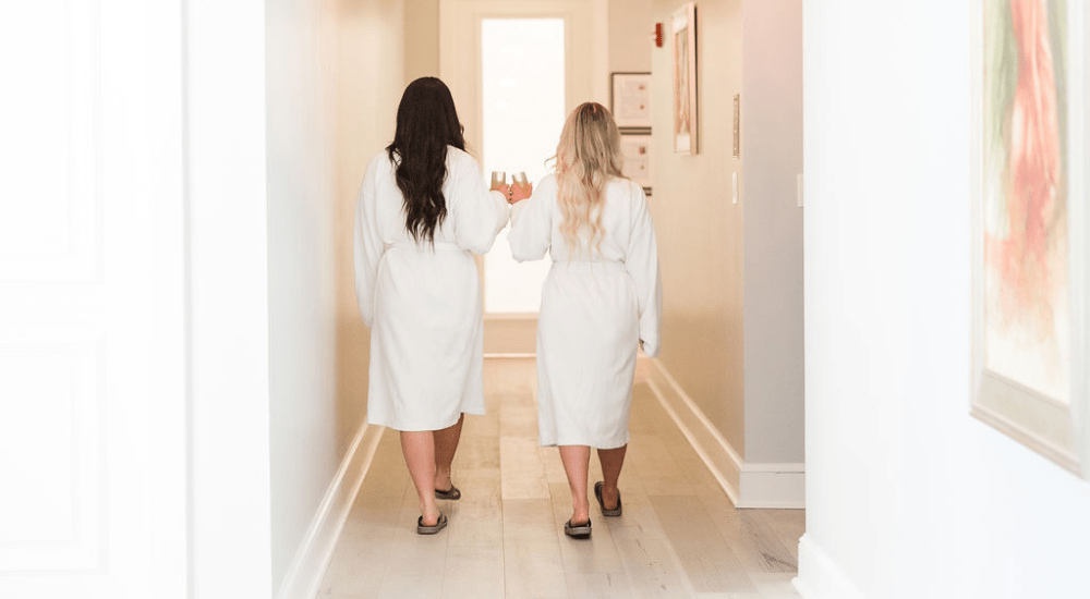 Friends and self care at Cinzia Spa in Myrtle Beach