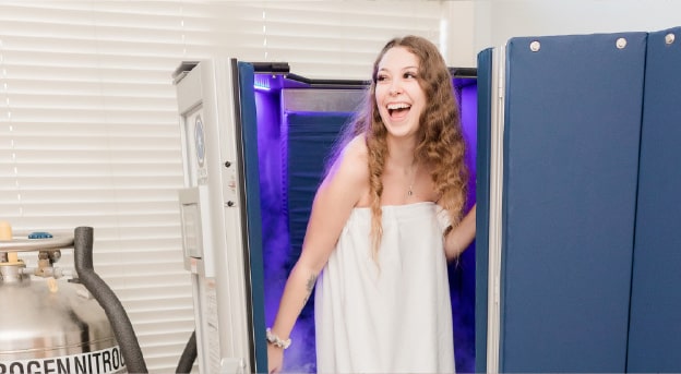 Cryotherapy Chamber at Cinzia Spa in Myrtle Beach