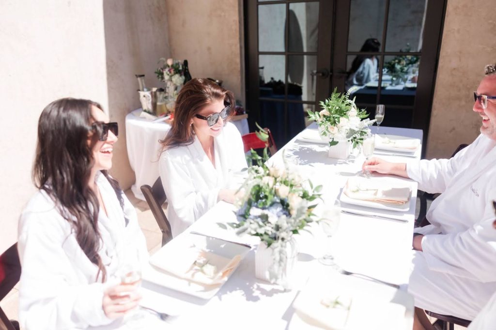 A group brunch at Cinzia Spa is a perfect way to celebrate any milestone